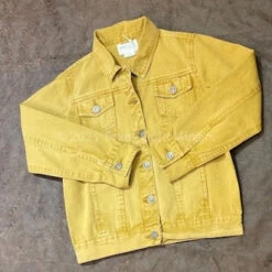 Mustard Button Up Jacket