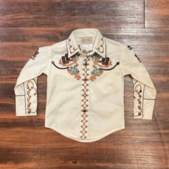 Shirt Cactus & Boots Ivory (8842)