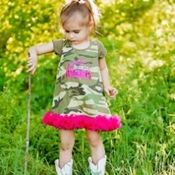 Dress Tutu Pink Hunting Cowboys