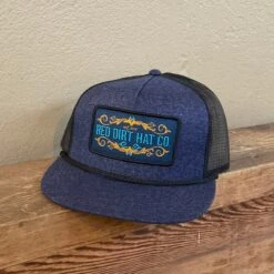 Cap Adult Navy Western Scroll RDHC-297