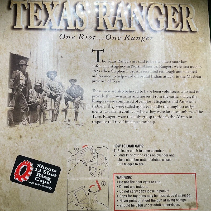 Texas Ranger Toy Gun Set 6 Texas Ranger Toy Gun Set - Image 6
