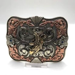 Buckle SQ Bronze Bull Rider
