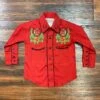Shirt Horse & Shoe Red (8809)