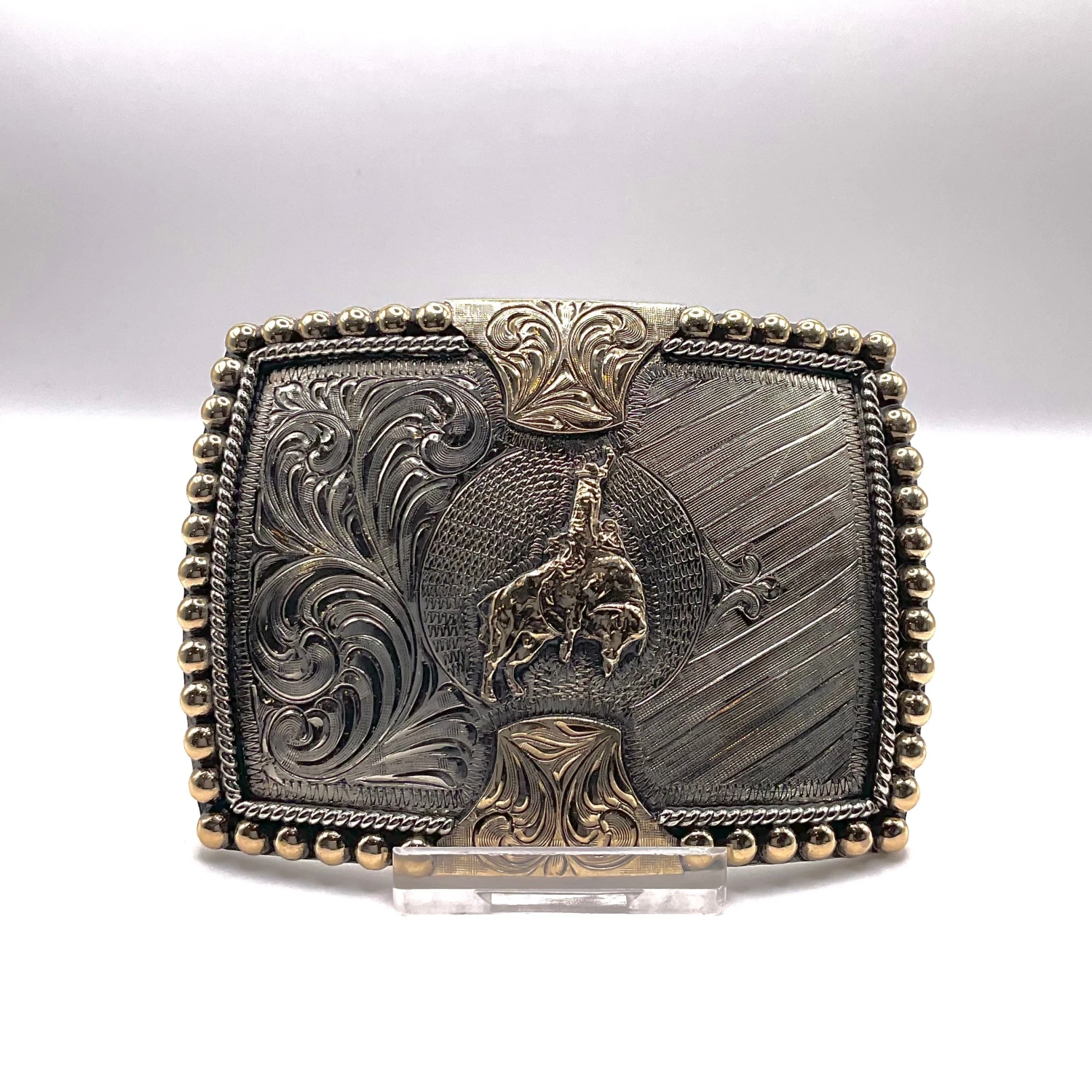 Gold Bronc Rider Buckle 1 Gold Bronc Rider Buckle