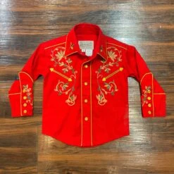 Shirt Vintage Red Columbine