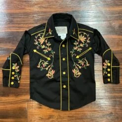 Shirt Vintage Blk Columbine
