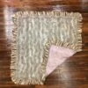 Blanket Pink Gray Mink