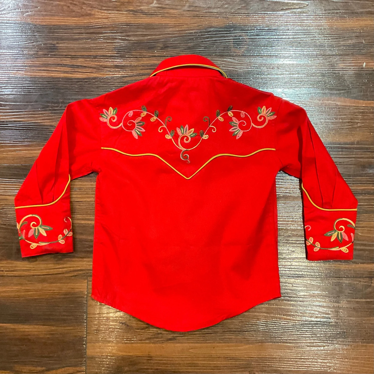 Shirt Vintage Red Columbine 2 Shirt Vintage Red Columbine - Image 2