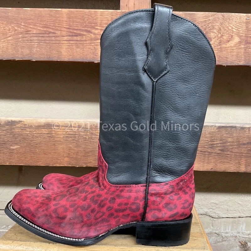 Corral Red Leopard Boot J7110 3 Corral Red Leopard Boot J7110 - Image 3
