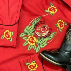 Shirt Horse & Shoe Red (8809) -Texasgoldminors Outlet Store F439D64F C75B 44A9 A483 058B7A2652B4