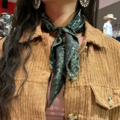 Scarf Fern Jacquard (Wild Rag )