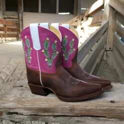 Macie Bean Cactus Inlay Snip Boot MK8551