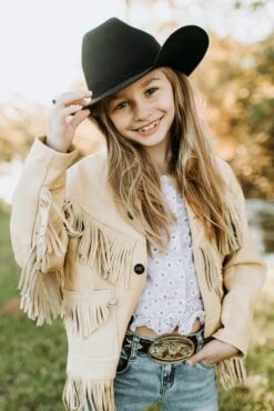 Fringe Leather Jacket Buckskin -Texasgoldminors Outlet Store PhotoOct17 32104PM 1