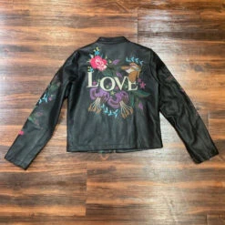 Faux Leather Motto Jacket -Texasgoldminors Outlet Store PhotoSep11 14302PM 1