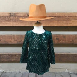 Emerald Sequin Dress