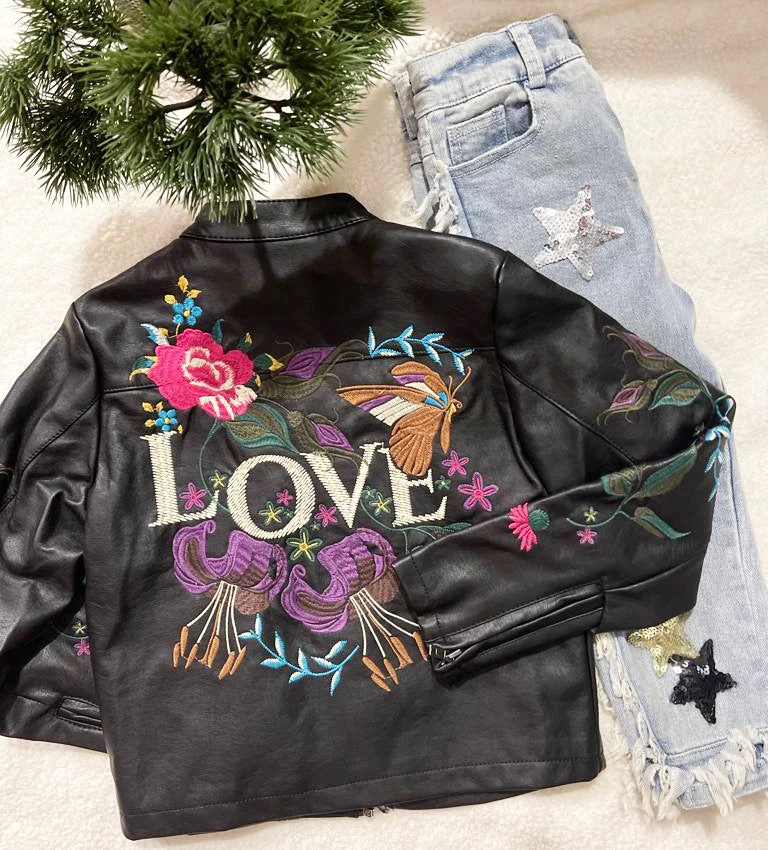 Faux Leather Motto Jacket 1 Faux Leather Motto Jacket