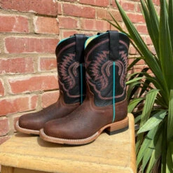 Anderson Bean Kids Black Ranch Boot K1854