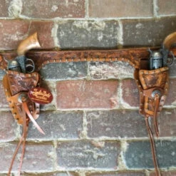 KIDS TOY Holster Brown Hand Tooled Gun -Texasgoldminors Outlet Store dark leather kid gun holster large 2af98e7e dcc3 4bc9 b45d b5f735af4e89