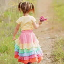 Frilled Multicolored Maxi Skirt -Texasgoldminors Outlet Store frilled multicolored maxi skirt 987800bb 9198 4b5f a17b 66c4763182a2