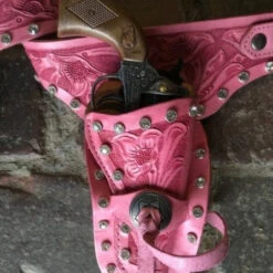 Kids Pink Rhinestone Toy Holster -Texasgoldminors Outlet Store girls leather gun holster pink 691ad9a4 bc00 450b 8812 04f308147c55