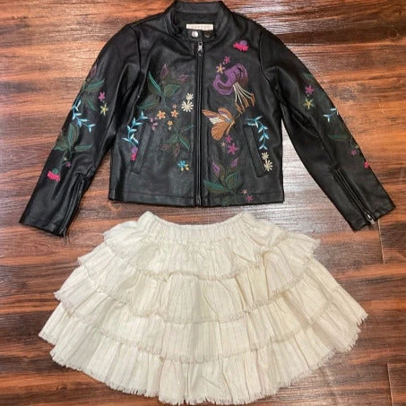 Faux Leather Motto Jacket 6 Faux Leather Motto Jacket - Image 6