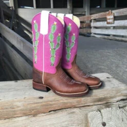 Macie Bean Pink Cactus Tall Boot MK9132 -Texasgoldminors Outlet Store macie bean pink cactus tall boot mk9132