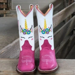 Macie Bean Unicorn Boot Kids MK9205 -Texasgoldminors Outlet Store macie bean unicorn boot kids mk9205