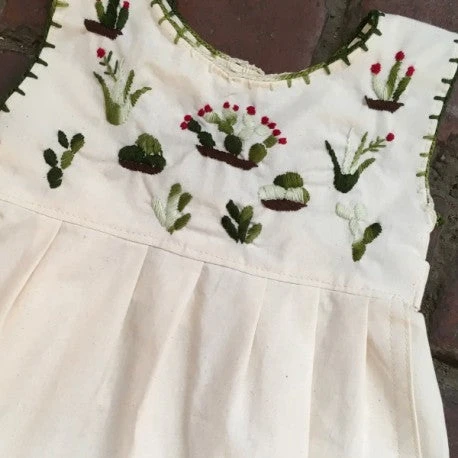 Nopalito Cactus Embroidery Dress 2 Nopalito Cactus Embroidery Dress - Image 2