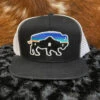 Alamo Buffalo B&W Red Dirt Hat Co. Kids Western Cap