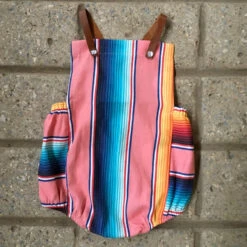 Pink Serape Romper