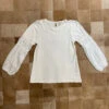Blouse White Ruffle Sleeve